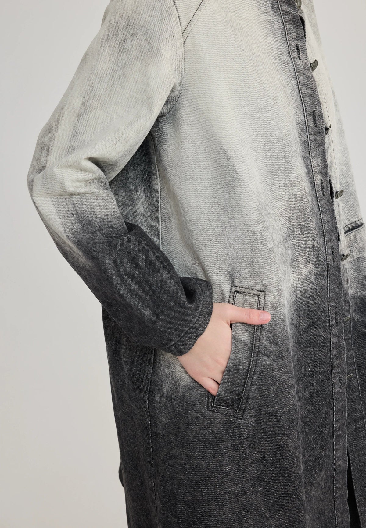 LUUKAA- Piperes Washed Ombre Coat