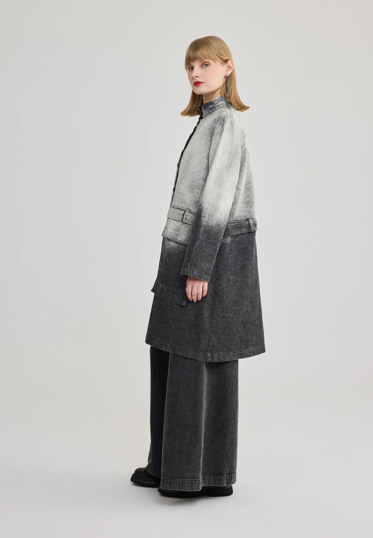 LUUKAA- Piperes Washed Ombre Coat