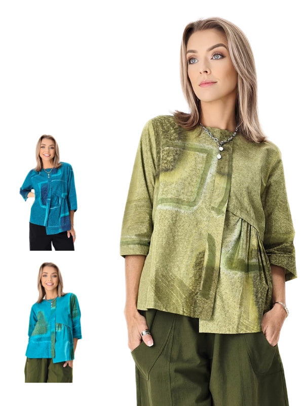 Raksa- Handmade Batik Cotton Blouse