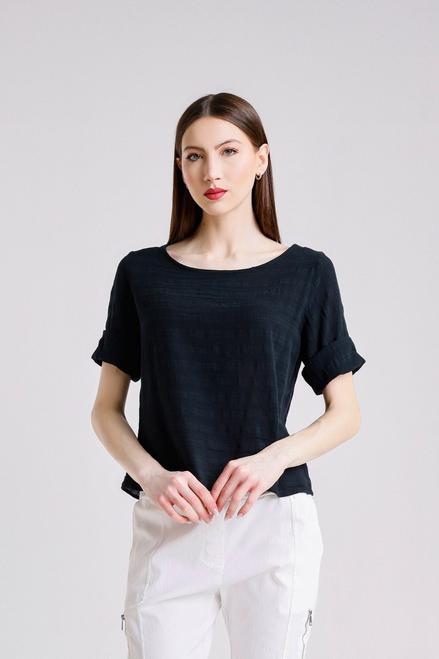 TINA Stephens - Brienne Top/ Black