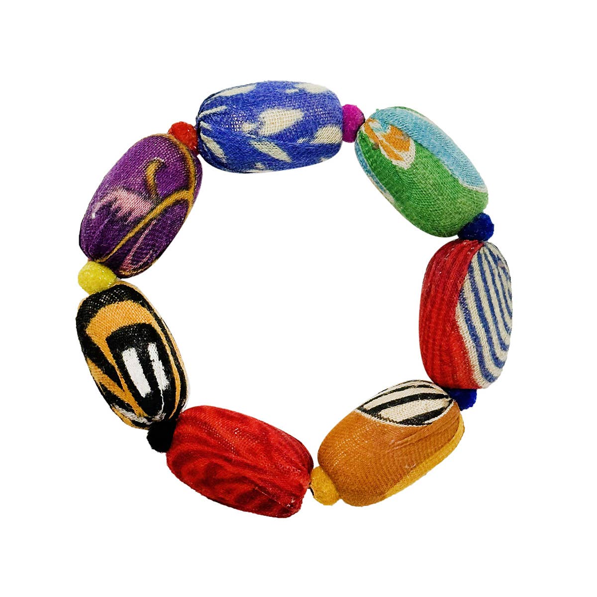 WorldFinds - Kantha Kaleidoscope Bracelet