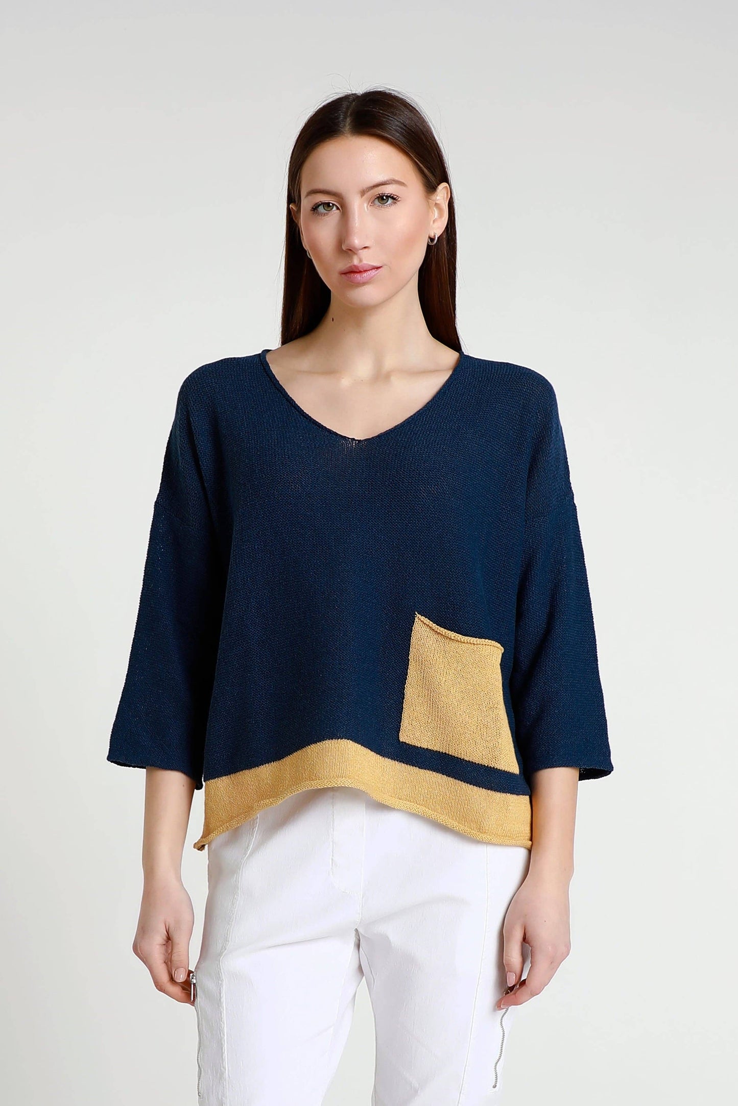 TINA Stephens - Seraphine V-Neck Sweater