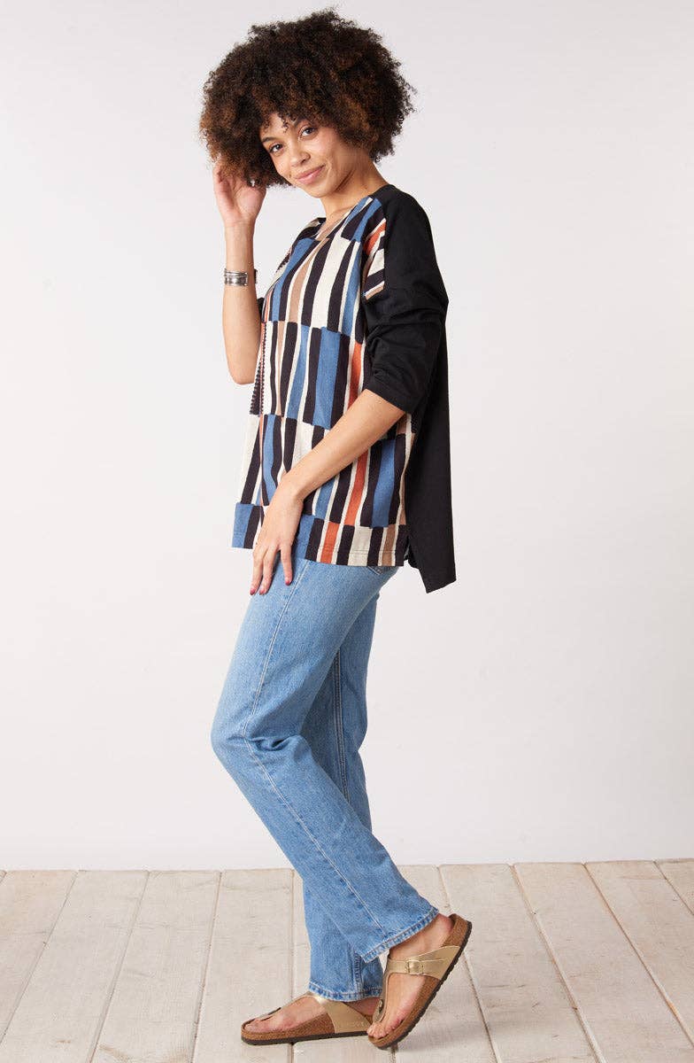 Handwork of India - Rivona Mixed Media Tee