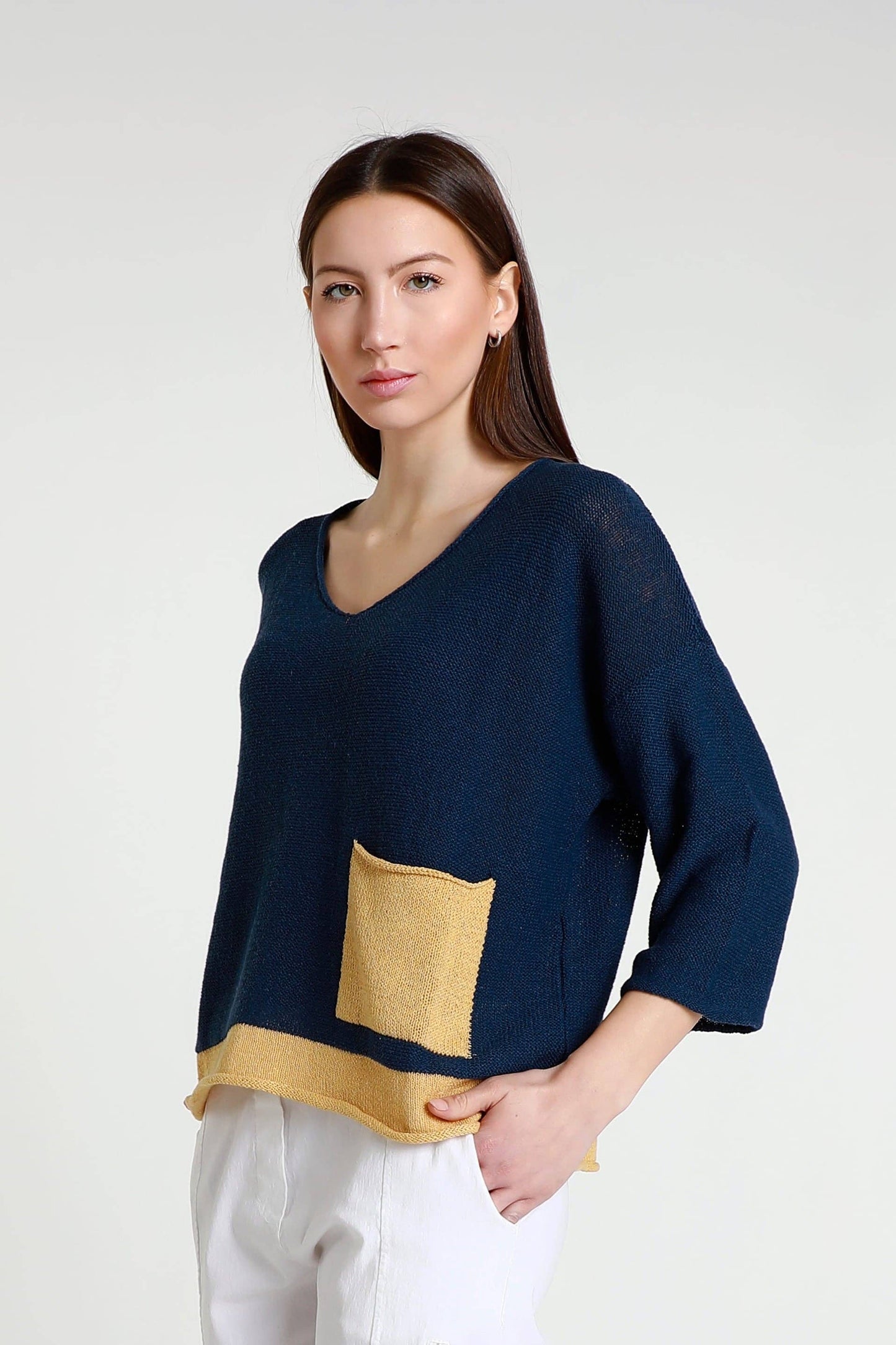 TINA Stephens - Seraphine V-Neck Sweater