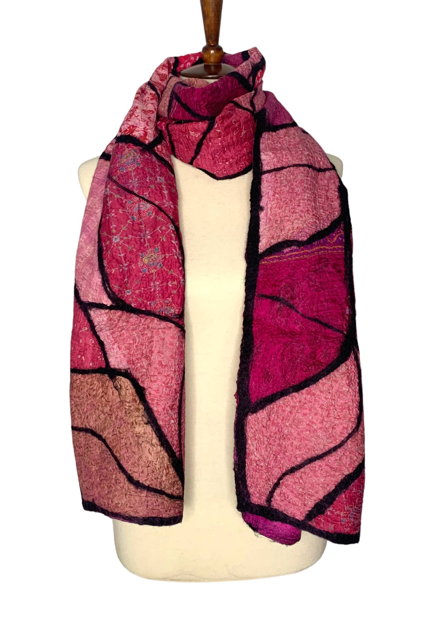 Pomegranate Moon - Sari Patchwork - Pink