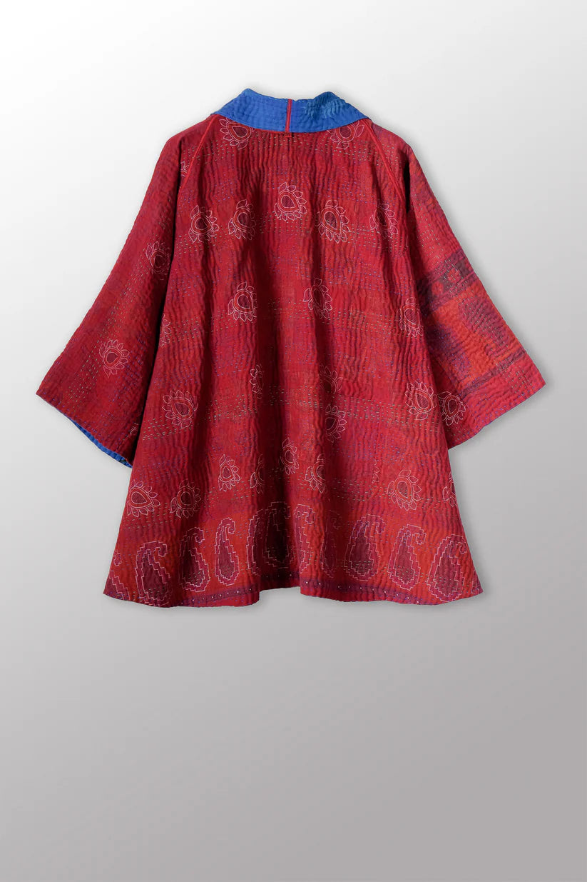 Mieko Mintz- COTTON OVERDYE KANTHA KIMONO JKT