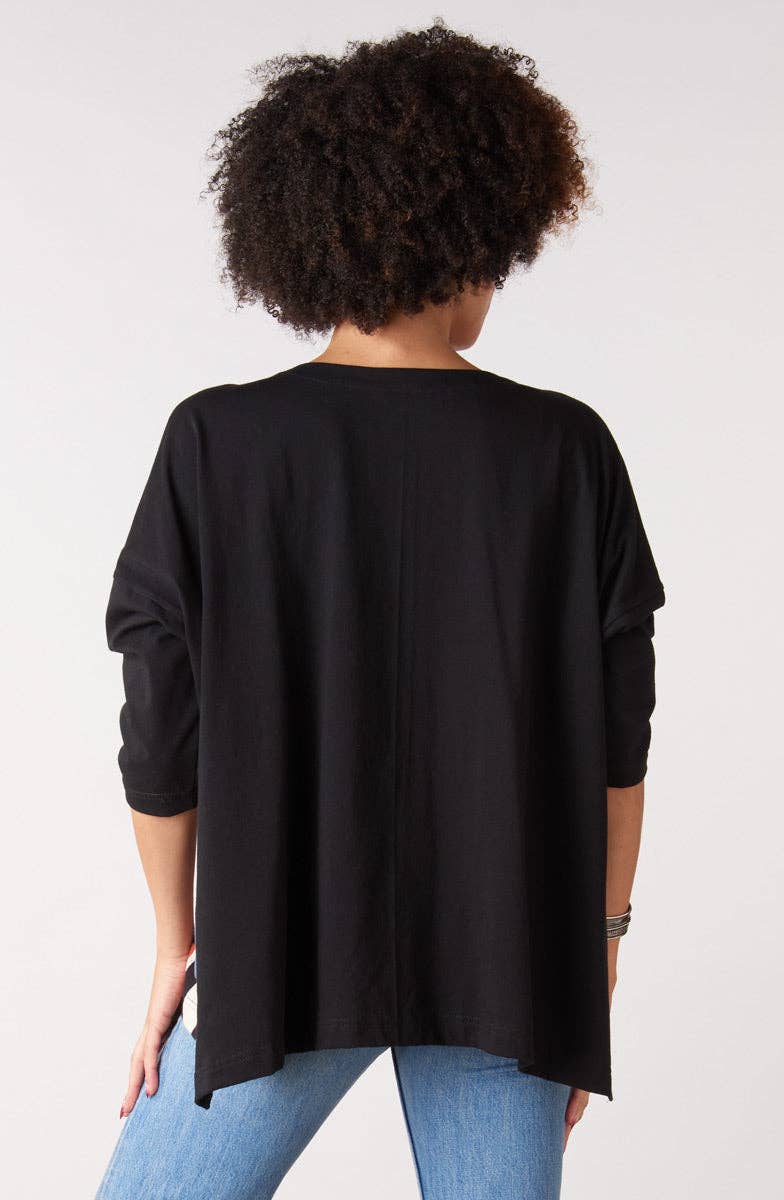 Handwork of India - Rivona Mixed Media Tee