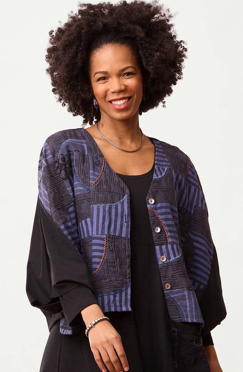 Handwork of India - Zeenal Upcycled Patchwork Top