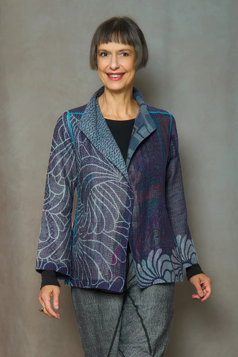 Mieko Mintz- Vintage Cotton Kantha Short Jacket