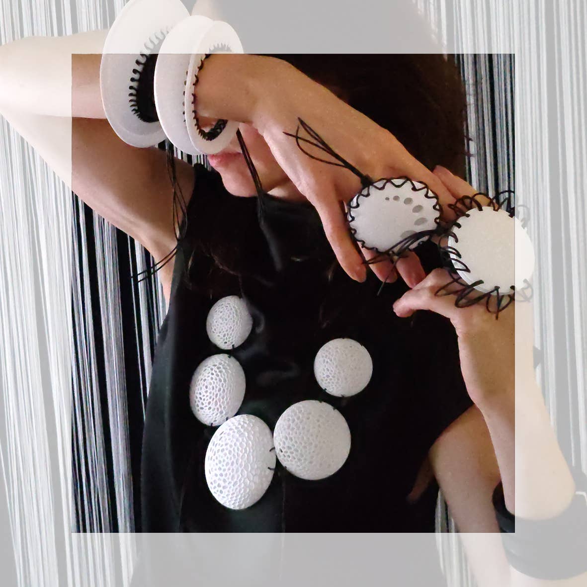 ALEX+SVET - LUMIA majestic necklace - SWEET GALAXY line: White
