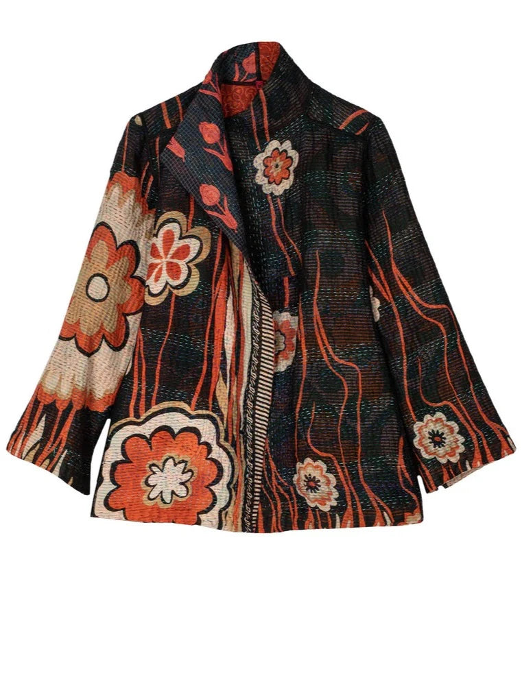 Mieko Mintz-  Vintage Cotton kantha Short Jacket