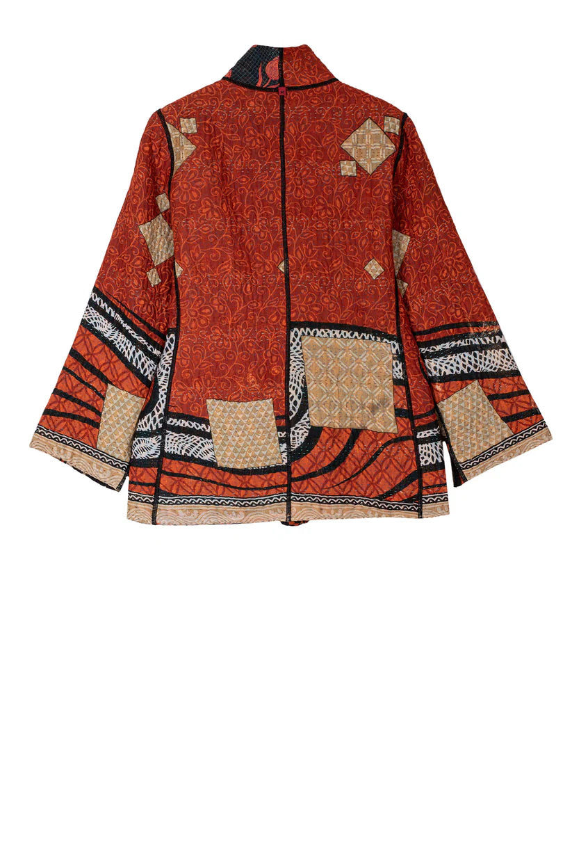 Mieko Mintz-  Vintage Cotton kantha Short Jacket