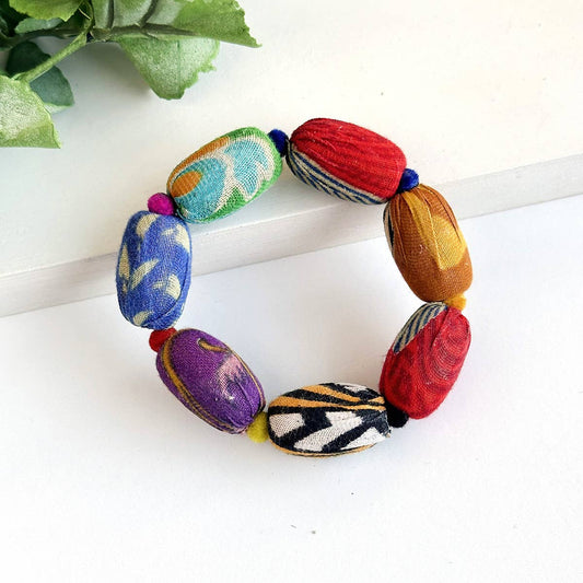 WorldFinds - Kantha Kaleidoscope Bracelet