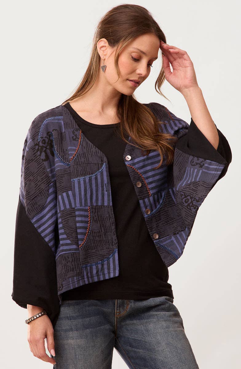 Handwork of India - Zeenal Upcycled Patchwork Top