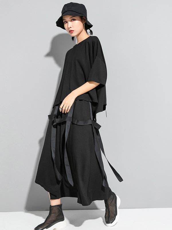 Mia Collection- Edge Zip Boxy Top