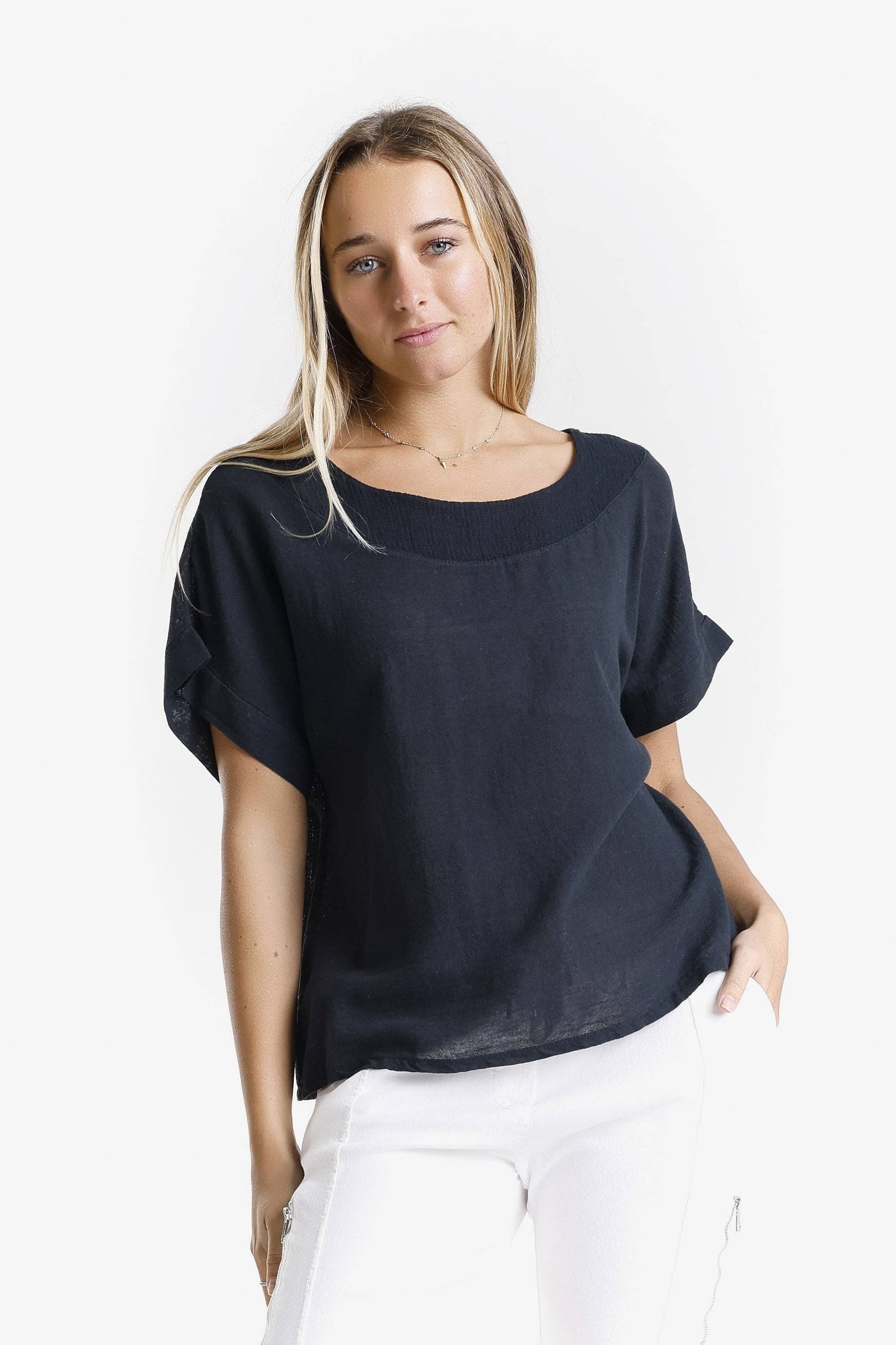 TINA Stephens - Gianna Top/ Black