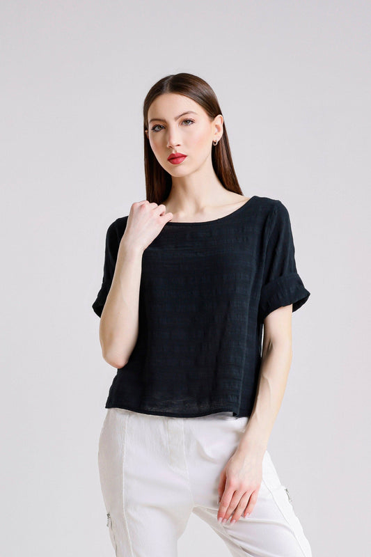 TINA Stephens - Brienne Top/ Black