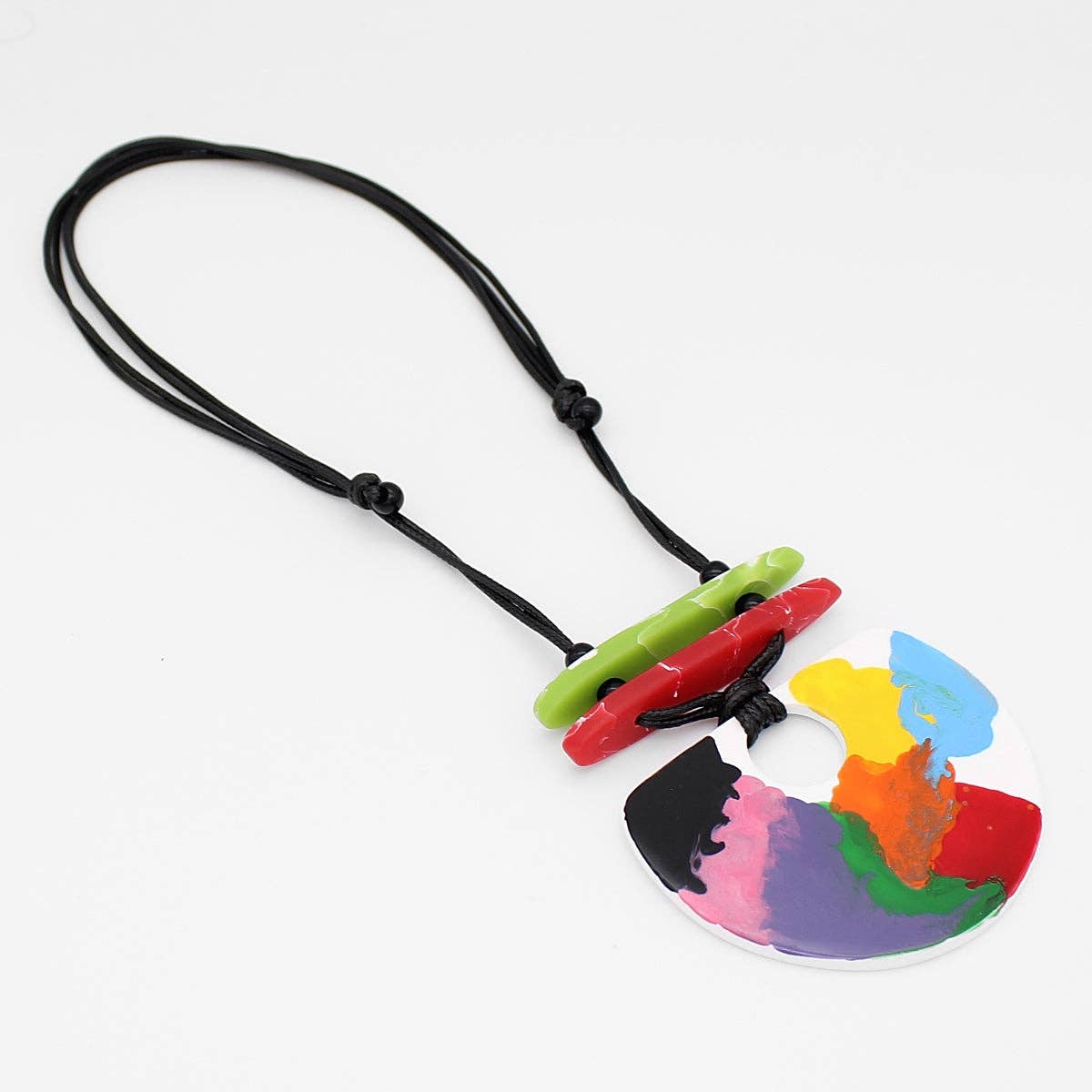 Sylca Designs - Multi Color Mi Sol Statement Pendant Necklace