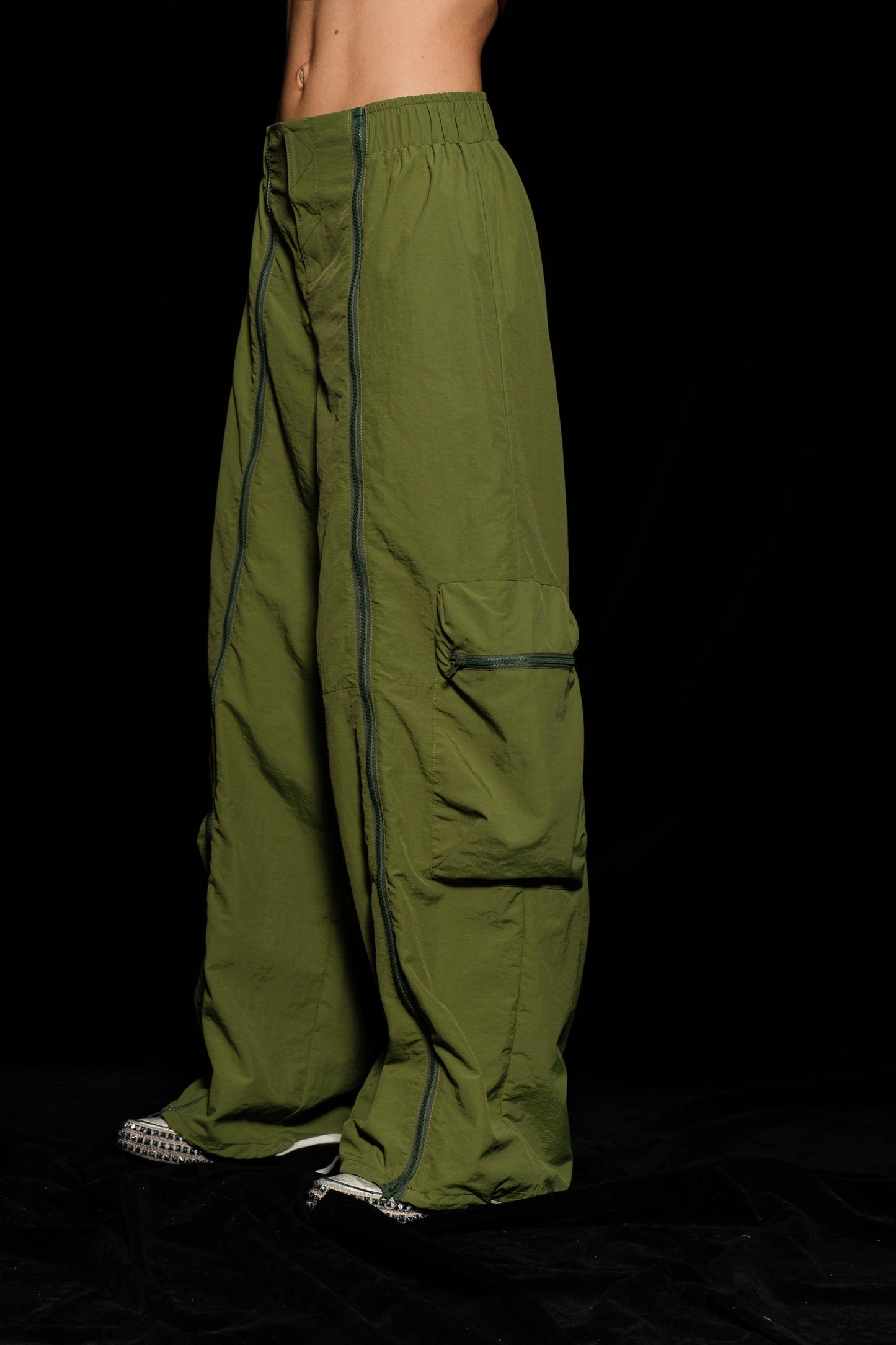 Signature 8 - Zipper Parachute Pant