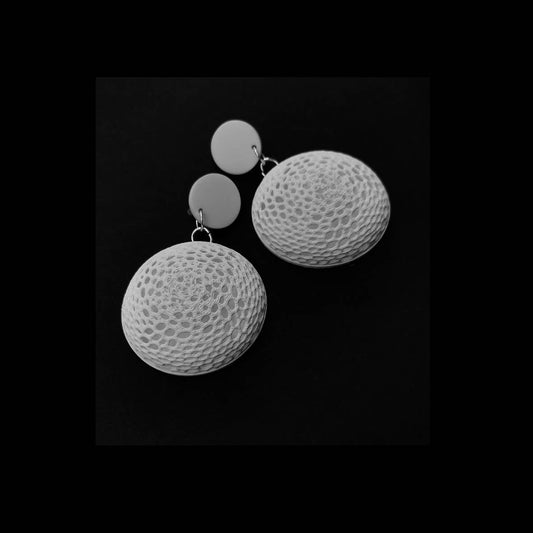 ALEX+SVET - NORIA stud earrings: White
