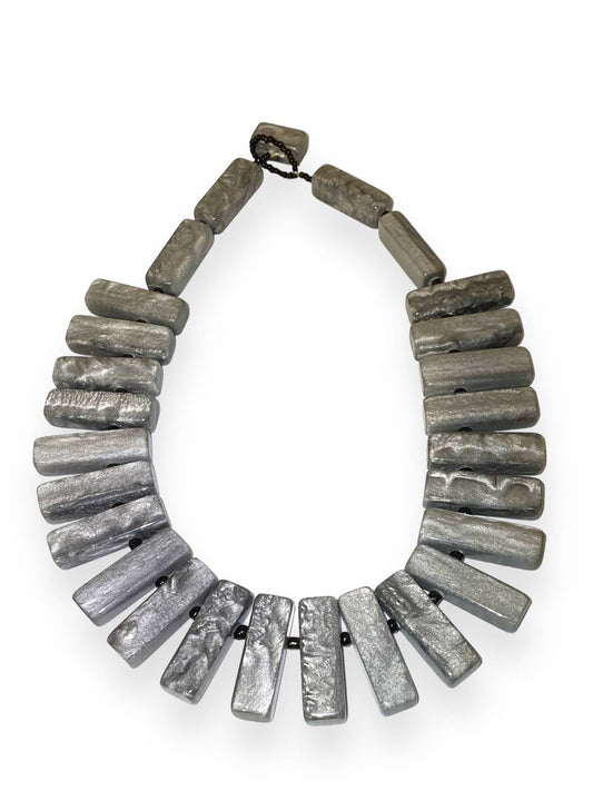 Atelier 1701 - Metallic Silver Necklace