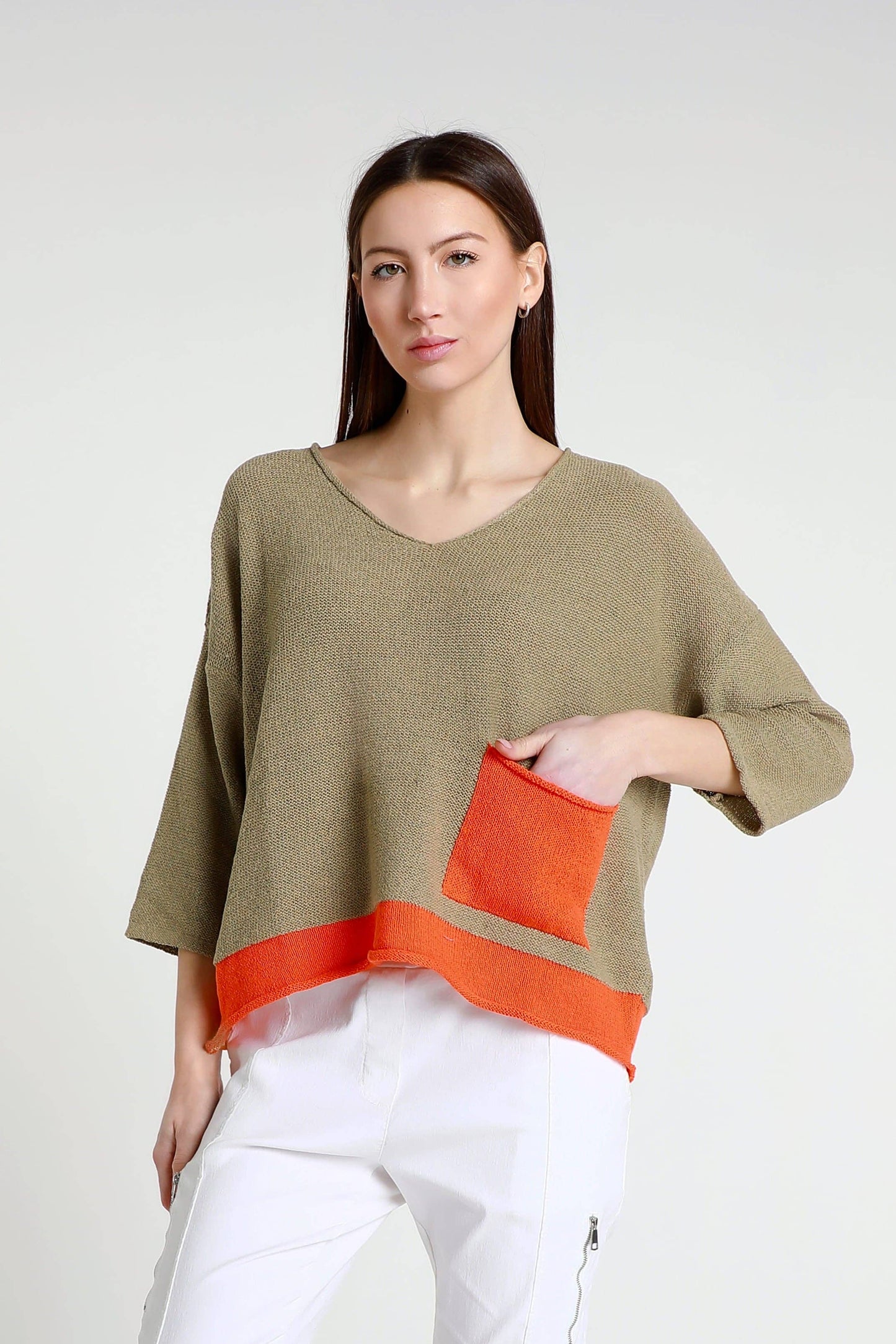 TINA Stephens - Seraphine V-Neck Sweater