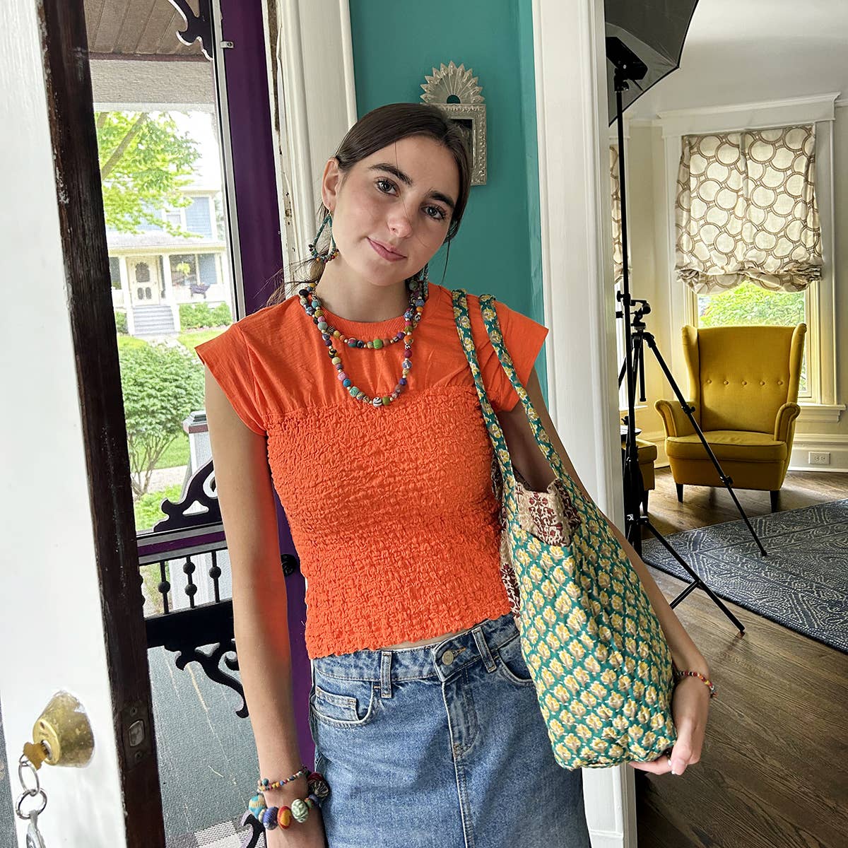 WorldFinds - Kantha Carryall Bag