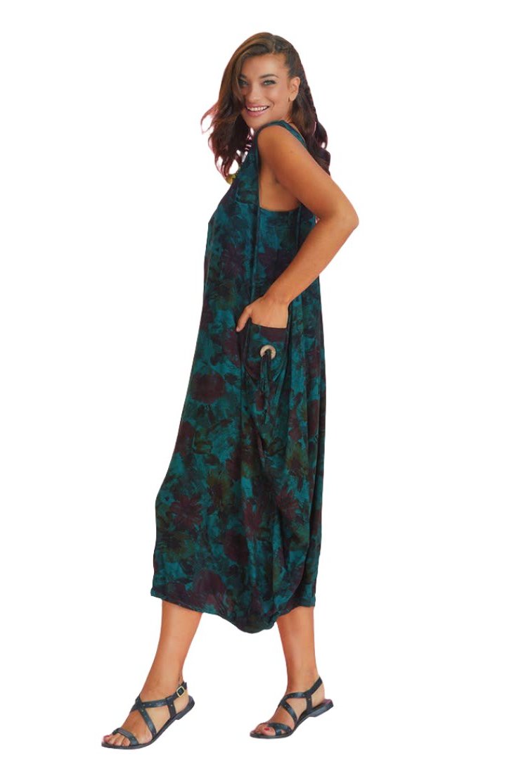 Los Banditos - Batik Patterned Maxi Dress