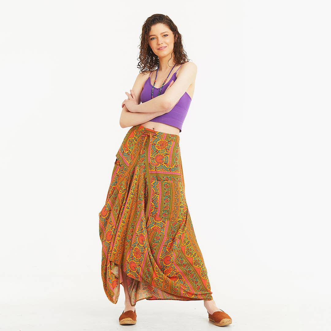 Los Banditos - Tie Waist Long Skirt