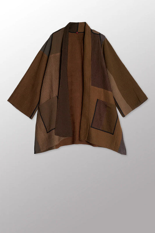 Mieko Mintz- JAIPUR PATCH KANTHA A-LINE JKT