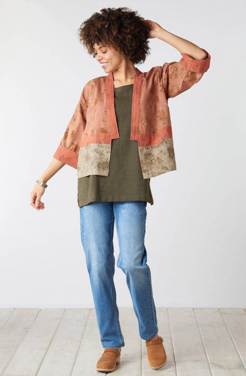 Handwork of India -  Organic Cotton Boxy Jacket
