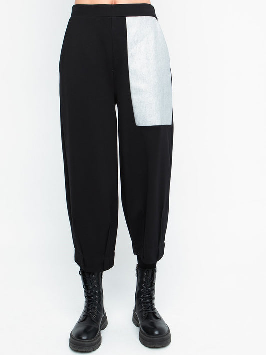 Ozai N Ku- Silver Patch Pant