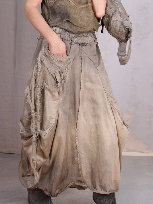 Tatiana Palnitska- MA21 Happily Distressed Skirt