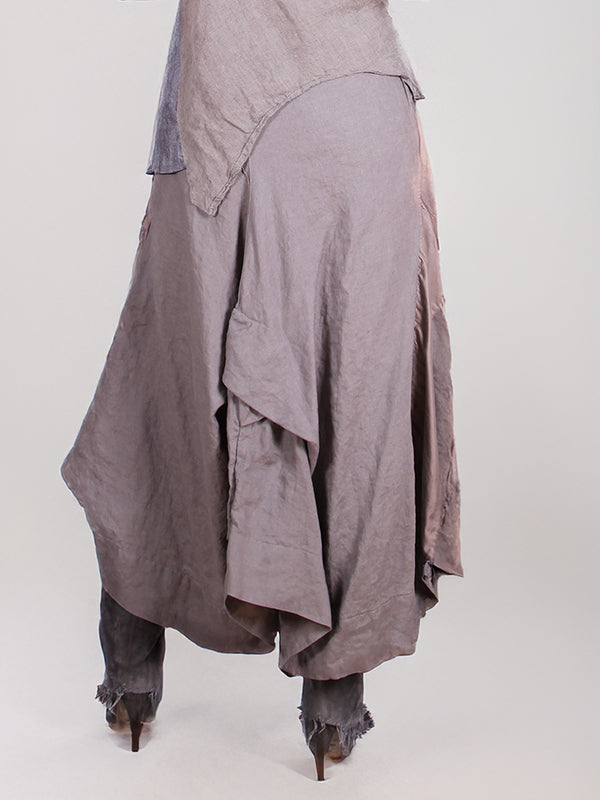 Tatiana Palnitska- MA22 Wrapped in Gray Clouds Skirt