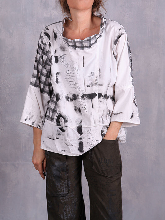 Tatiana Palnitska- MR4/ Mixed Fabric Top