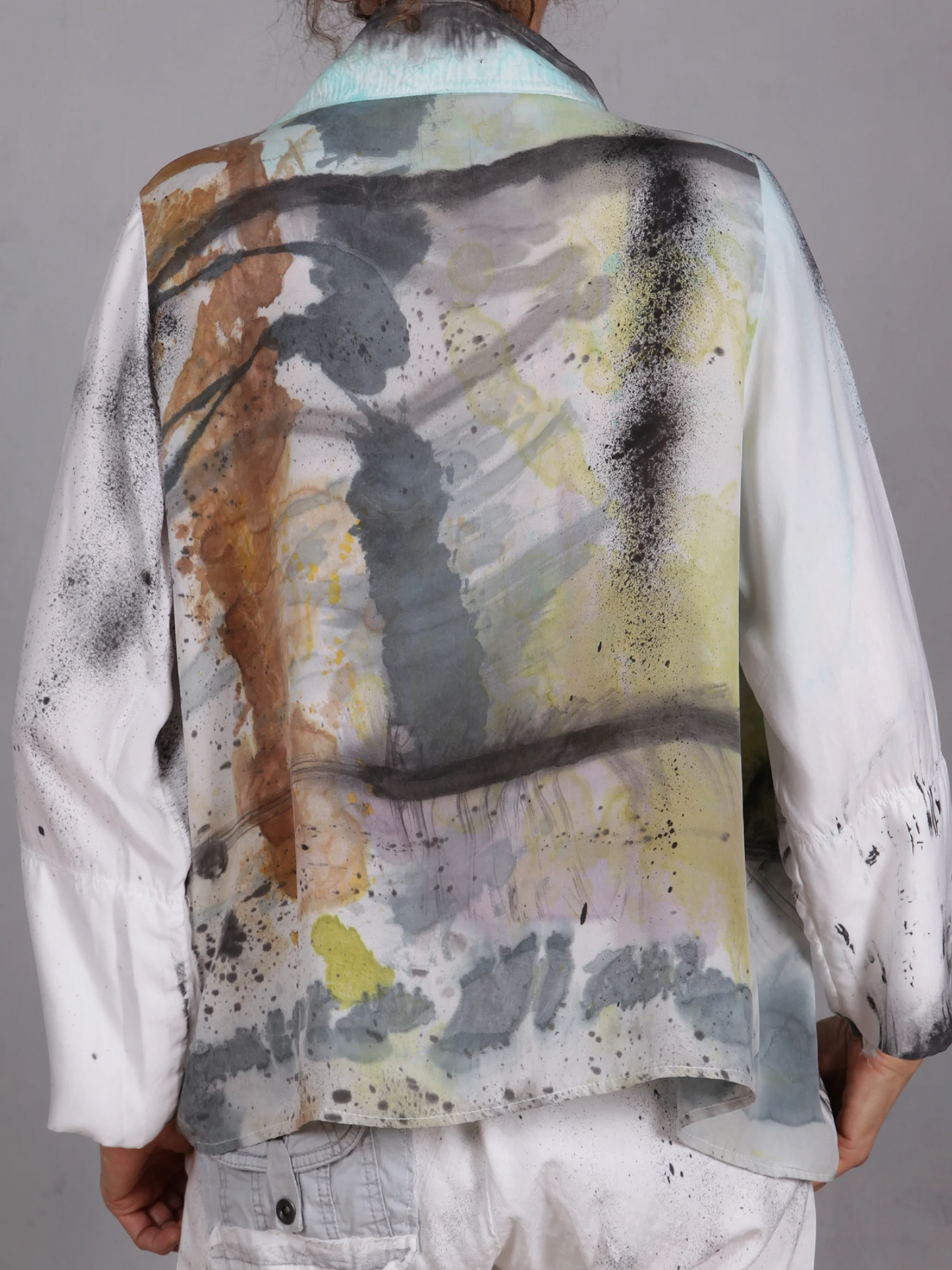 Tatiana Palnitska - SUM2 " So Slftly Flowing" Silk Crepe Top