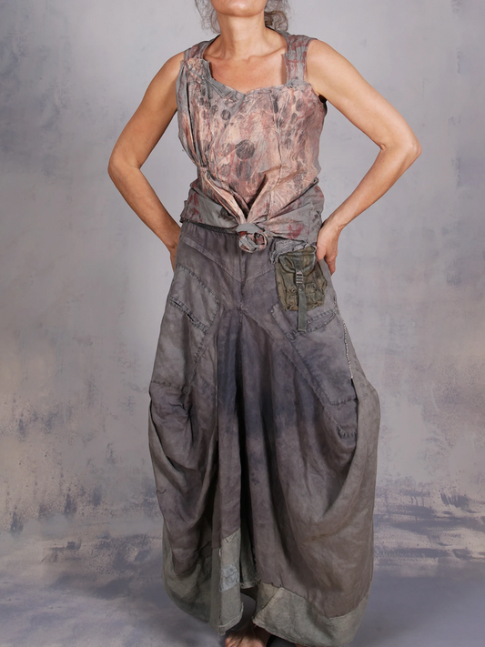 Tatiana Palnitska - SUM22 "Billowy Gray Clouds" Maxi Skirt