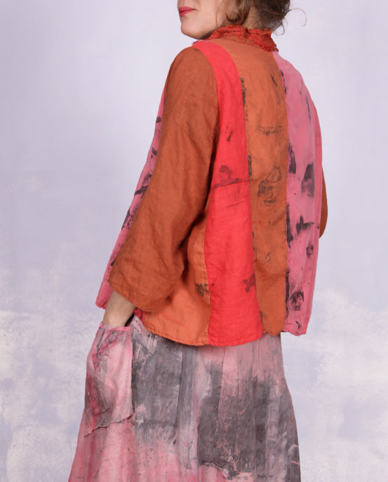 Tatiana Palnitska- ND15/ Silk/ Linen Pocket Blouse