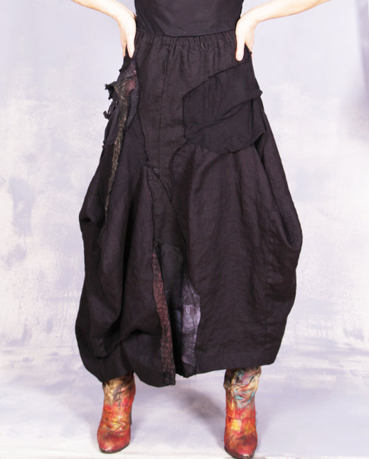 Tatiana Palnitska- ND22/ Fall Black Detail Skirt