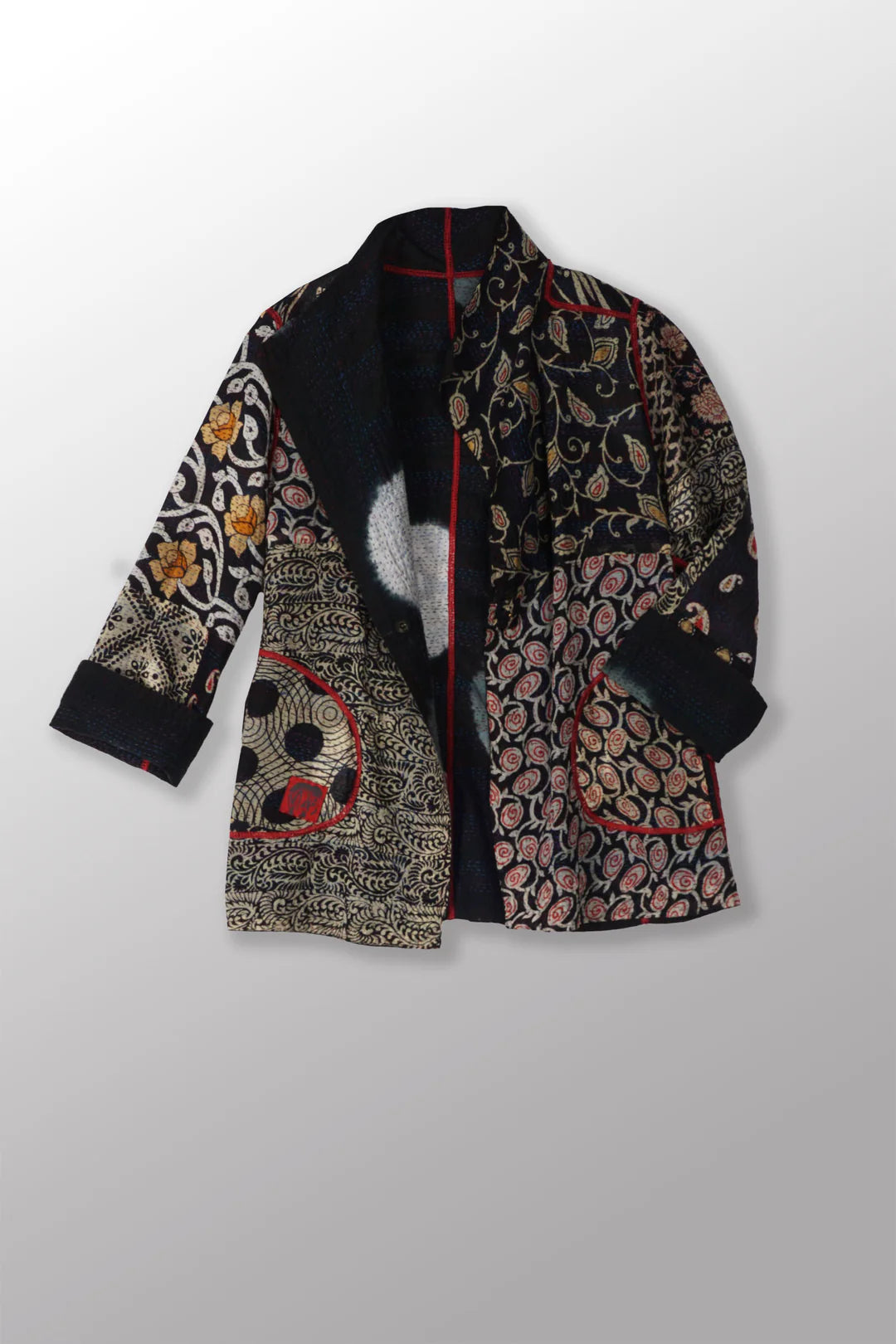 Mieko Mintz-  Patch & Circle Kantha Short JKT