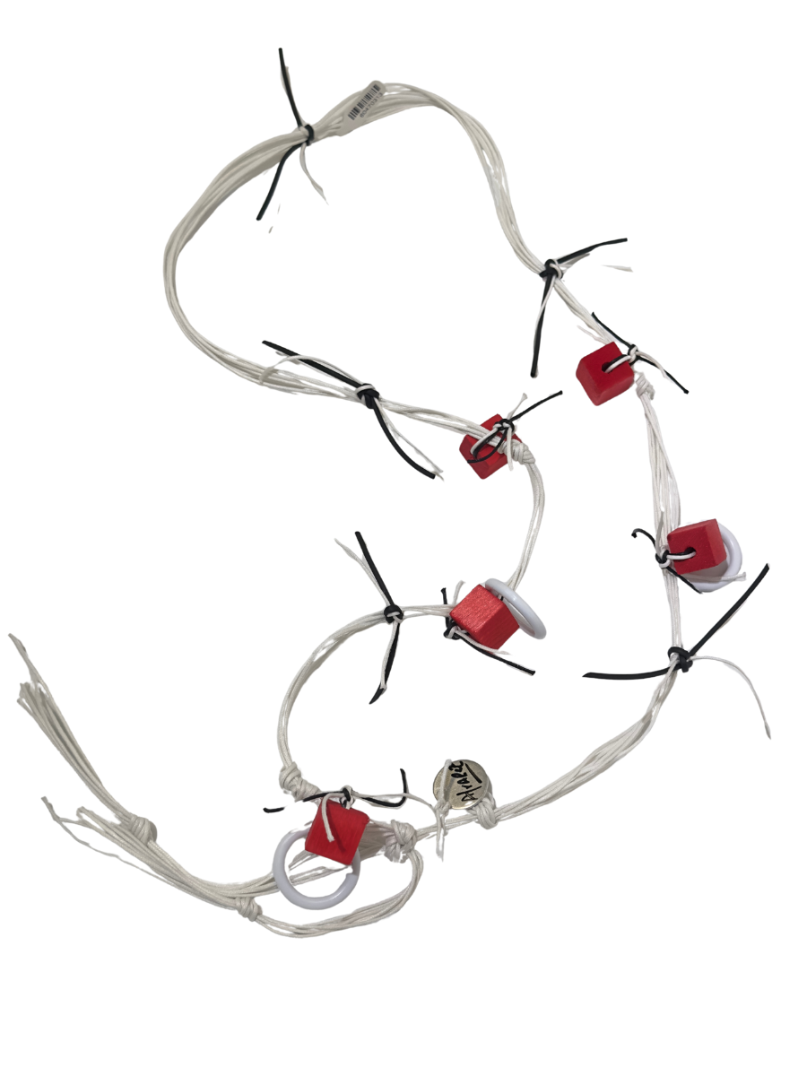 Alvarez Designs- Red Installation Necklace
