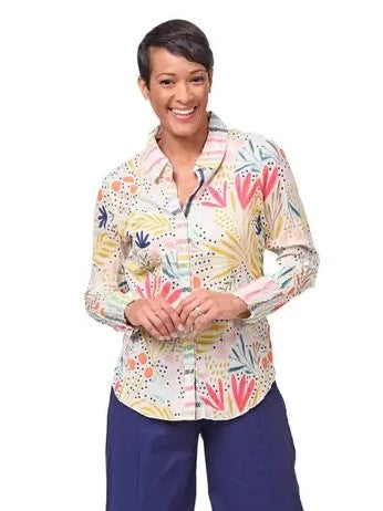 Tulip Clothing - Gretchen Button Down in Whimsy