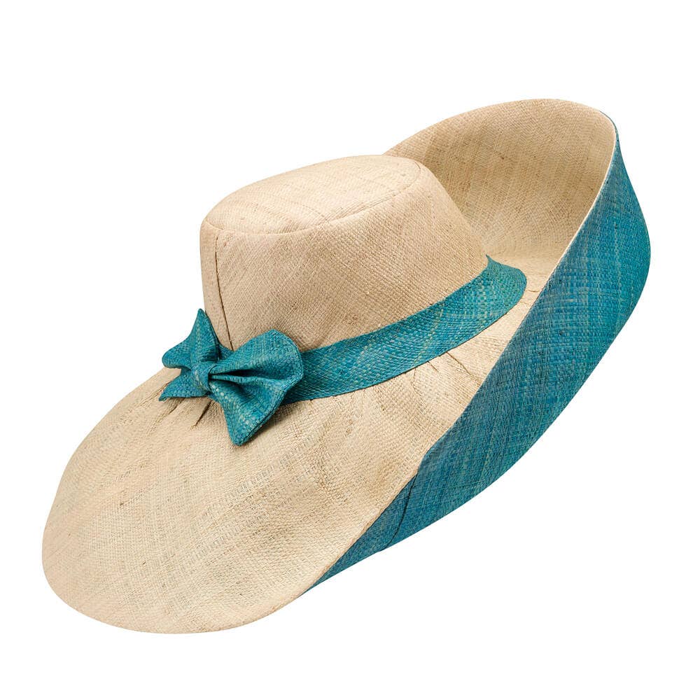 Be You Fashion - 7’’ Brim Turquoise/Natural
