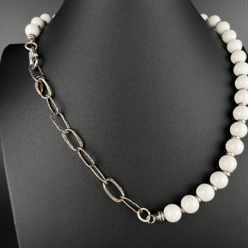 NSerena Jewelry-Czech Opaque Glass beads Necklace