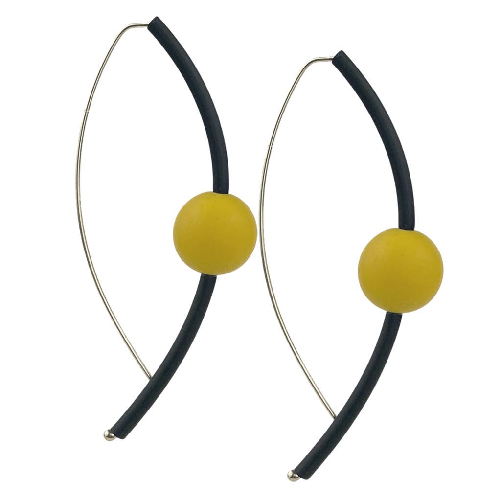 Frank Ideas - Sphere Earrings new colours: Mustard