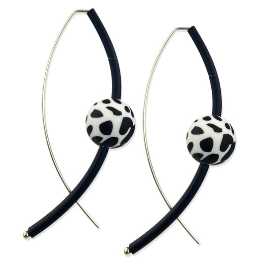 Frank Ideas - Sphere Earrings new colours: Dalmatian